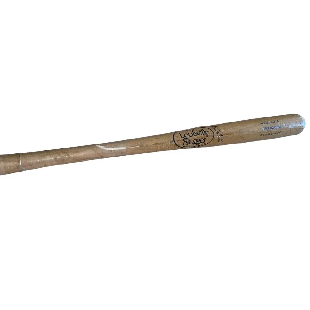 Vintage‎ BRAD HOLLOWAY Powerized Louisville Slugger 125J Wood Baseball Bat